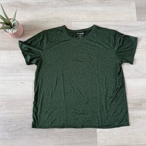 Real Essentials men hunter green 3XL tee